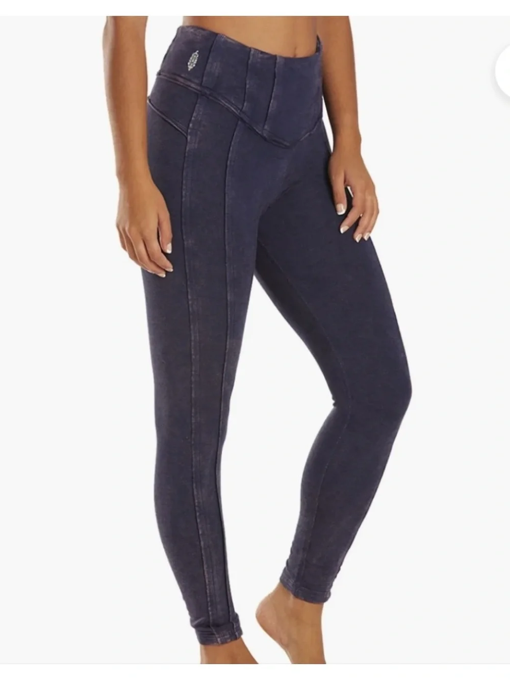 Free People Movement Hybrid Leggings Blue Size Medium